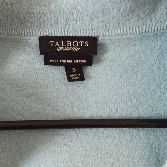 TALBOTS merino wool open sweater cardigan size s - Picture 2 of 5